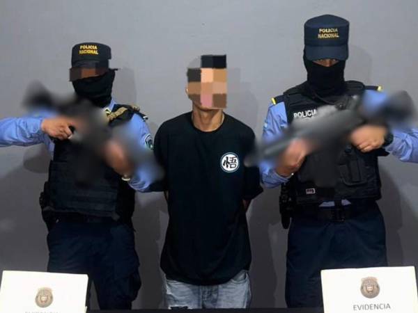 Capturan a Cristopher Alberto Peralta Bacila, alias “El Travieso”, señalado como presunto integrante de la Mara Salvatrucha (MS-13).