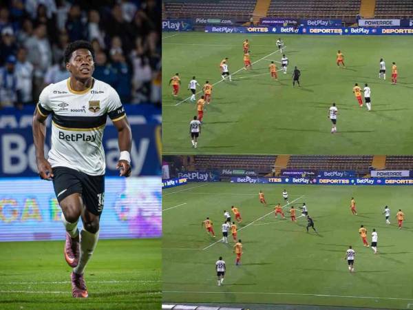 Dereck Moncada sigue destacando en el fútbol de Colombia.