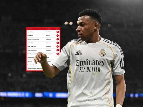 Se pone intensa la lucha por el Pichichi de la Liga Española: así marcha la tabla de goleadores con Kylian Mbappé amenazado por dos delanteros del Barcelona.