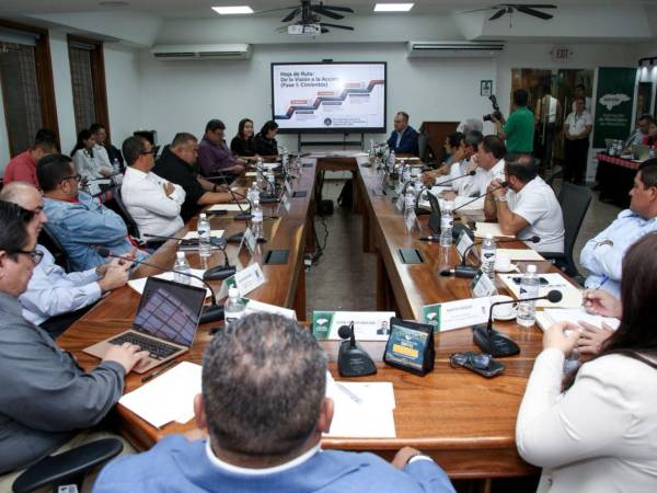 Reunión de trabajo entre autoridades y representantes municipales para avanzar en la construcción del Plan Nacional Estratégico de Seguridad Hídrica.