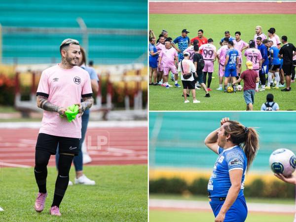 Los tiktokers salvadoreños realizaron su entrenamiento previo al gran partido. Entre risas, jugadas y contenido para redes, dejaron claro que vienen con todo para dar espectáculo en la cancha.