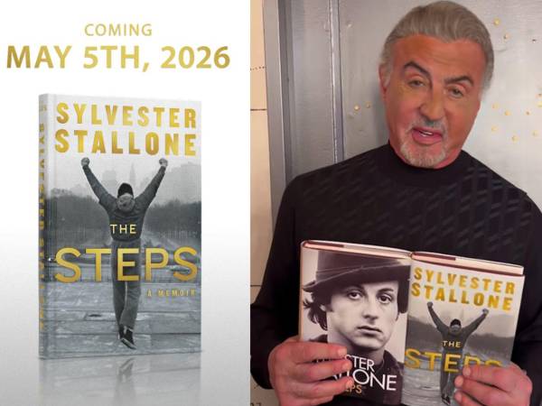 The Steps es el nuevo libro de Sylvester Stallone, que se lanzará el 5 de mayo del 2026.