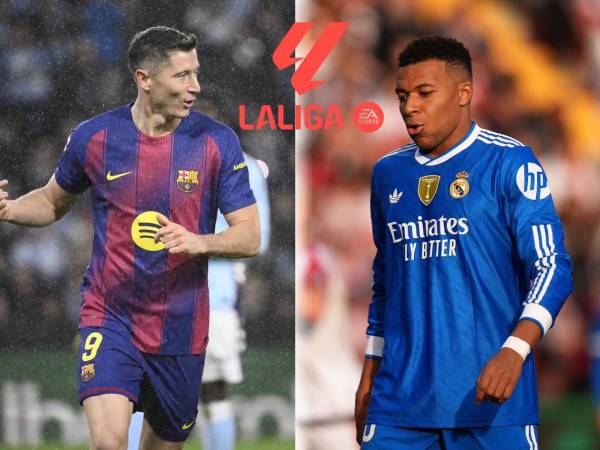 Así marcha la tabla de goleadores de la Liga Española 2025-2026 tras el triplete de Robert Lewandowski, que se acerca a Kylian Mbappé.