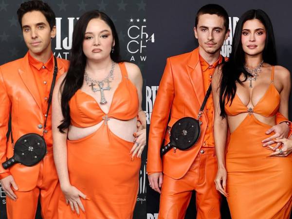 Paul Downs y Megan Stalter en los Critics Choice Awards 2026.