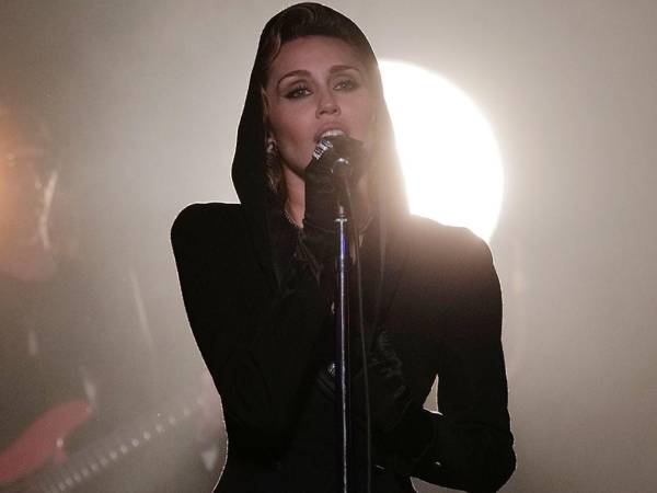 La cantante estadounidense Miley Cyrus