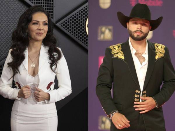Combo de fotografías de archivo de los cantantes Lupita Infante (i) y Leonardo Aguilar.