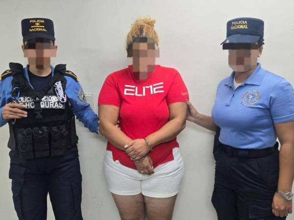 La detenida es conocida con el alias La Gata, señalada por el delito de extorsión en la capital.