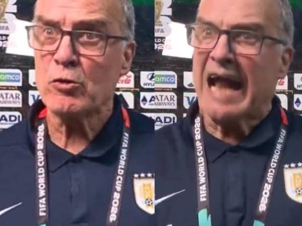 Marcelo Bielsa salió molesto luego de quedar fuera del Mundial 2026 con Uruguay.