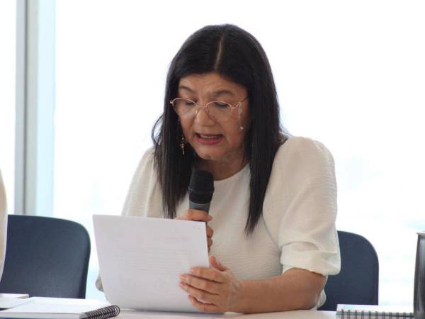 Lizeth Coello, titular de la Secretaría de Niñez, Adolescencia y Familia de Honduras (Senaf).