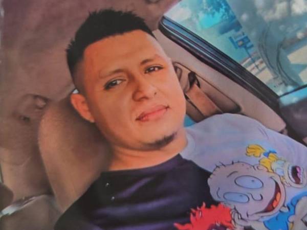 Foto en vida de Leandro García, el taxista VIP de 33 años que apareció asesinado en la colonia Roca de Cristo de San Pedro Sula.