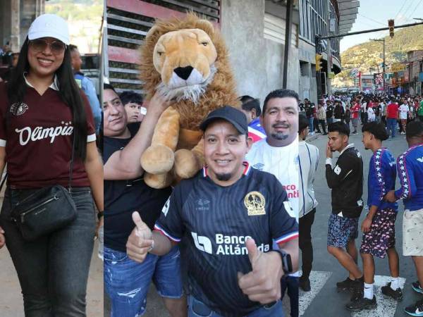 Olimpia y Marathón fueron los protagonistas de la final del torneo Apertura 2025: desde tempranas horas se vivió el ambientazo en Tegucigalpa.