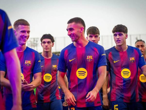 Jugdores del Barcelona.