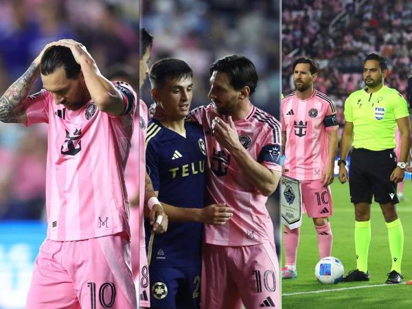 El Inter Miami de Lionel Messi perdió 1-3 contra Vancouver Whitecaps y se quedó fuera de la final de la Concacaf Champions Cup. El astro argentino se mostró muy enfadado contra un compatriota suyo del equipo rival.