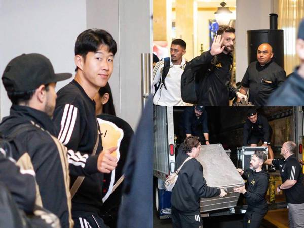 Los Angeles FC llega a Honduras con sus estrellas: el gesto de Heung-min Son