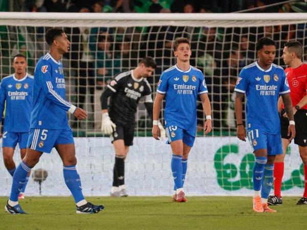 Jugadores del Real Madrid.