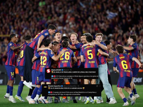 El Barça campeón de LaLiga vuelve a ser tendencia mundial. La prensa deportiva reacciona al título y las opiniones del Real Madrid y Lionel Messi generan gran revuelo.
