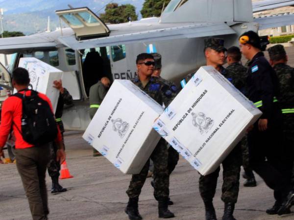 Las maletas están en la capital para escrutinios especiales.