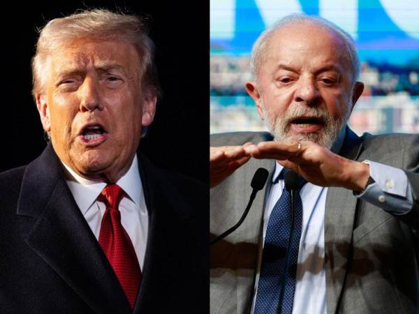 Donald Trump, presidente de los Estados Unidos y Luiz Inácio Lula da Silva, actual presidente de Brasil.