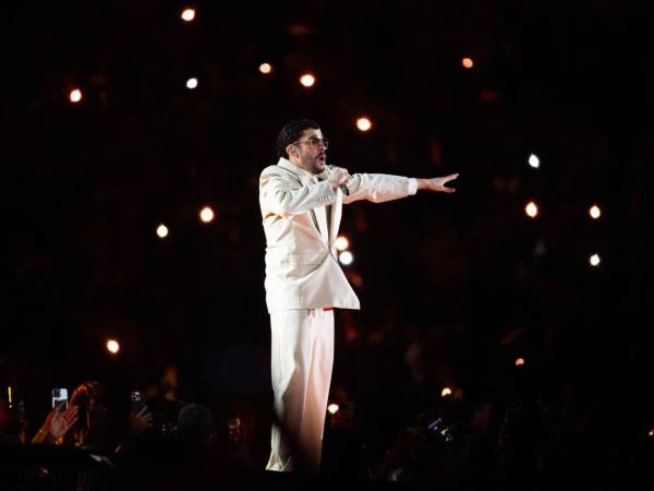 Imagen de archivo del cantante puertorriqueño Bad Bunny durante un concierto en Santo Domingo (República Dominicana) como parte de su gira mundial ‘DeBÍ TiRAR MáS FOToS World Tour’.