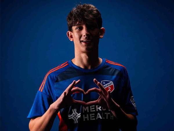 Mathías Vázquez es actual jugador del FC Cincinnatti 2, de la filial del equipo en MLS.