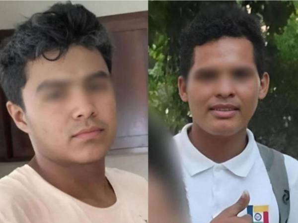 <b>Los estudiantes Luis Cardona y Brayan Núñez </b>fueron ultimados en la colonia La Pradera.