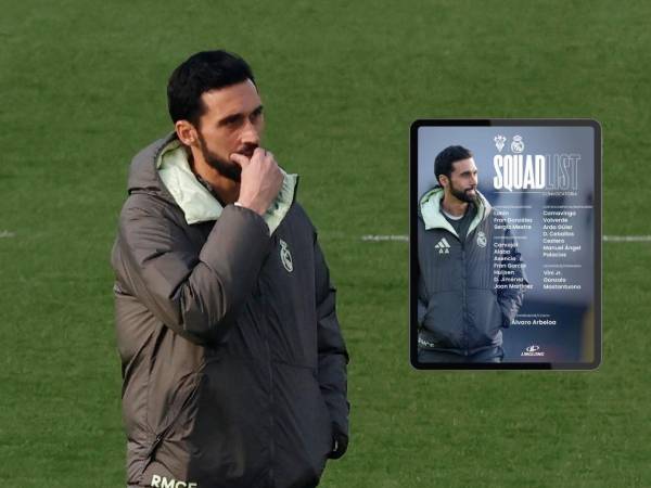Arbeloa en su primer entrenamiento como entrenador del pirmer equipo del Real Madrid.