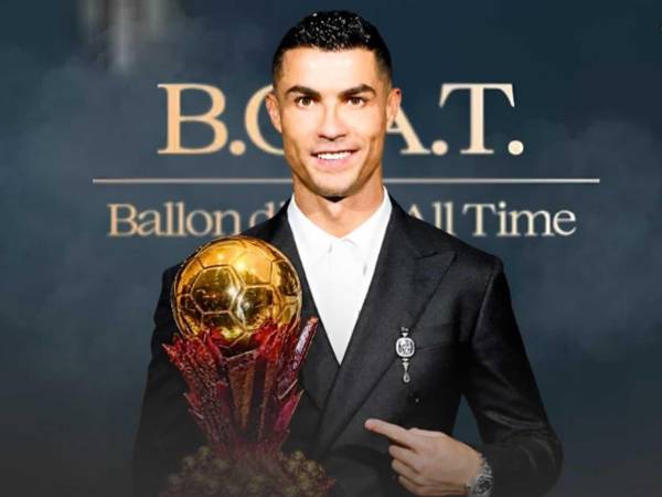 Cristiano Ronaldo le ganó a Leo Messi el Balón de Oro de todos los tiempos.