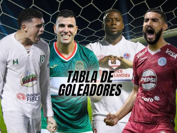 La tabla de goleadores del Torneo Apertura 2025 de la Liga Nacional de Honduras está que arde. Nicolás Messiniti alcanzó a Erick Puerto y otros delanteros están en la pelea por el Pichichi del fútbol hondureño.
