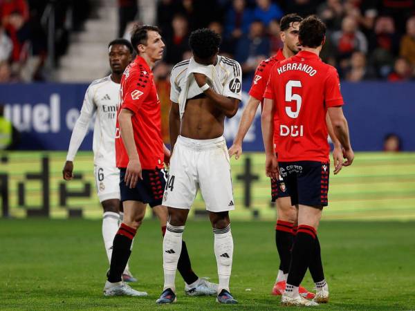 Real Madrid cae ante Osasuna y deja escapar puntos claves en LaLiga de España