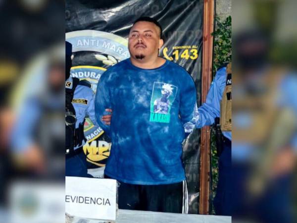 Momentos de la captura de alias El Chompira en La Ceiba.