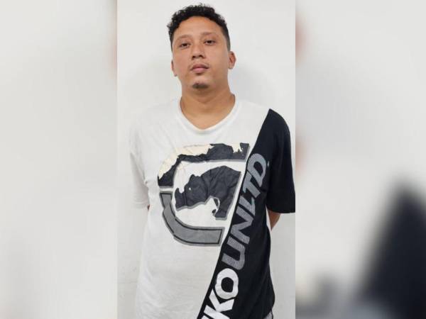 Momentos de la captura de Suami Daniel Yanes Solano, de 26 años de edad.