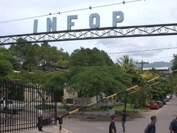 Fachada de las instalaciones del Instituto Nacional de Formación Profesional (Infop).