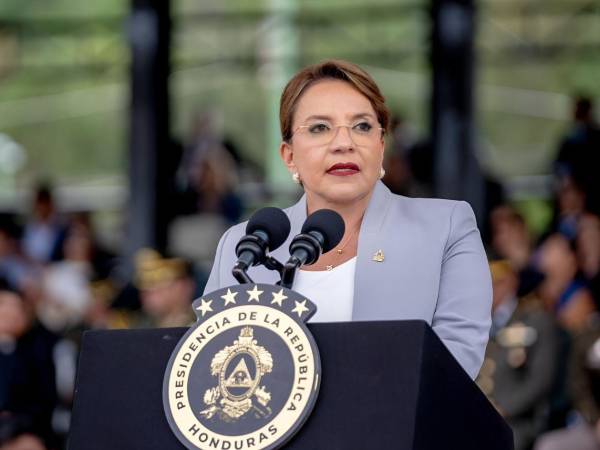 La presidenta Xiomara Castro hizo el fuerte llamado a la oposición política.