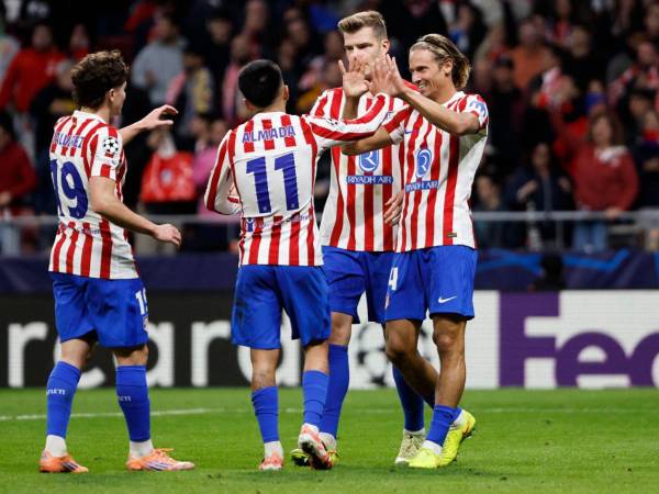 Jugadores del Altetico de Madrid.