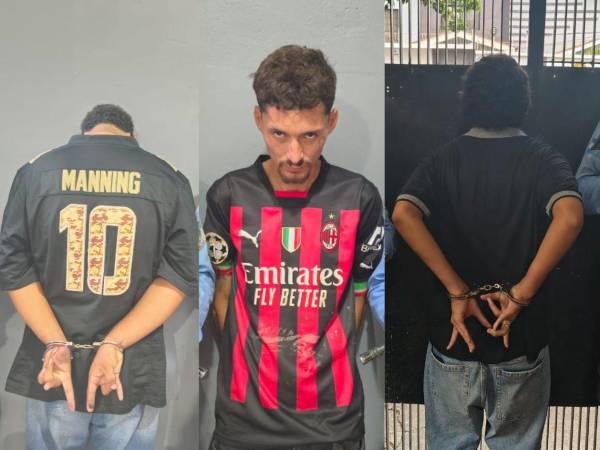 Tres supuestos integrantes de la Pandilla 18 fueron capturados durante un operativo ejecutado en el municipio de La Lima, Cortés, como parte de las acciones contra las estructuras dedicadas a la extorsión en el valle de Sula.