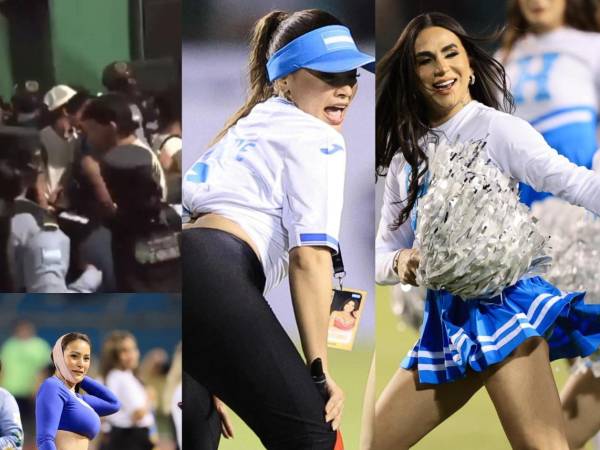 Las curiosas imágenes del ambiente en el partido de tiktokers de Honduras y Brasil en el estadio Olímpico.