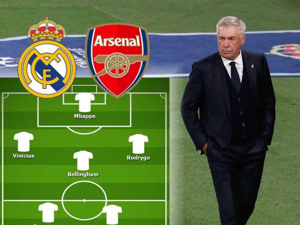 Real Madrid va por otro milagro en el Santiago Bernabéu, buscando una épica remontada contra Arsenal para clasificar a las semifinales de la Champions League. Este es el 11 titular de Ancelotti.