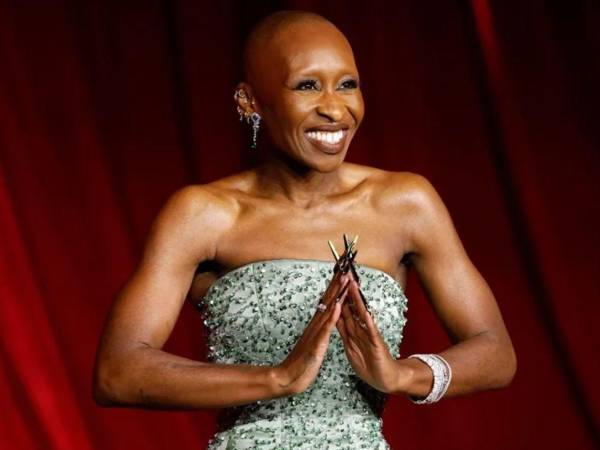 La actriz y cantante británica Cynthia Erivo.