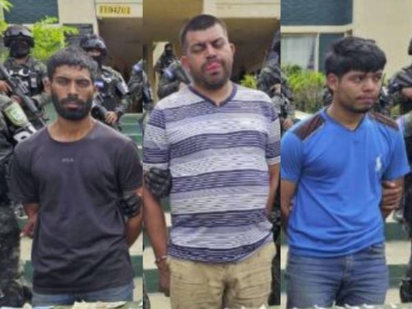 Tres hombres fueron detenidos durante un allanamiento realizado por autoridades en la colonia Colinas de Poteca, Trojes, El Paraíso.