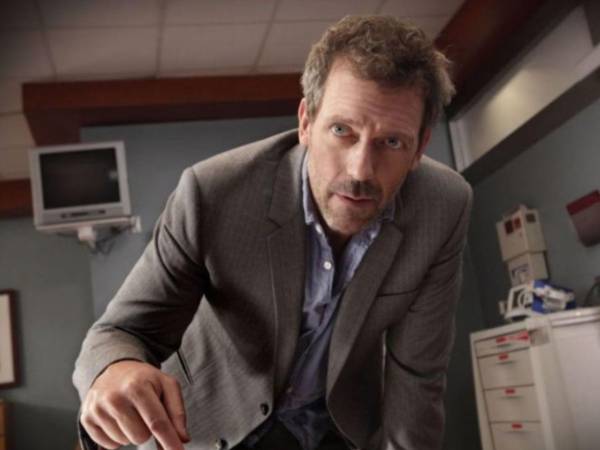 Imagen del actor británico Hugh Laurie en la serie 'House'.
