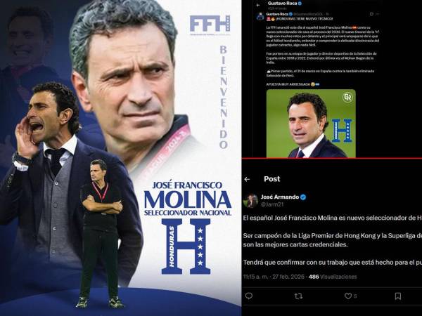 Así ha reaccionado la prensa hondureña sobre la confirmación del español José Francisco Molina como nuevo entrenador de la Selección de Honduras. ¡Varias dudas!