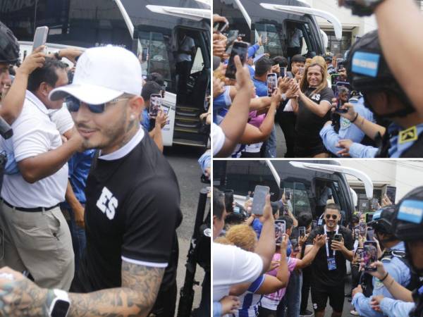 La Selección de Tiktokers de El Salvador llegó al Francisco Morazán entre una marea de fans que no quisieron perderse el momento.