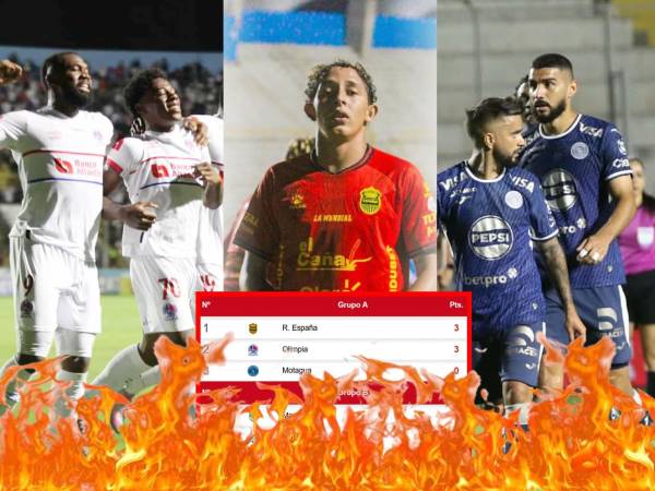 Así quedó la tabla de posiciones de las triangulares tras el triunfo del Olimpia contra el Motagua.