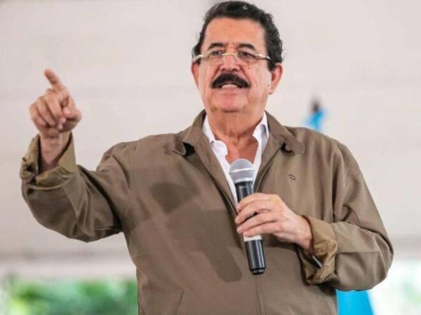 Fotografía de archivo del expresidente José Manuel Zelaya Rosales.