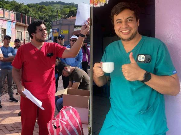 El doctor César Mejía, de 32 años y director del Centro de Salud Emigdio Mena en Arada, Santa Bárbara, enfrenta la batalla más difícil de su vida: un cáncer que amenaza su existencia.