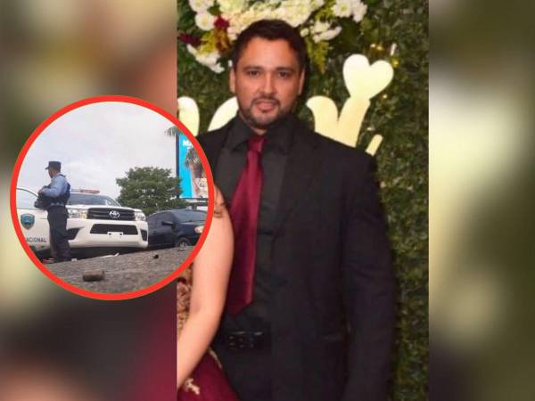 Fotografía en vida y de la escena del crimen en San Pedro Sula.