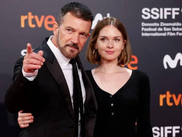 Antonio Banderas y su hija Stella del Carmen.