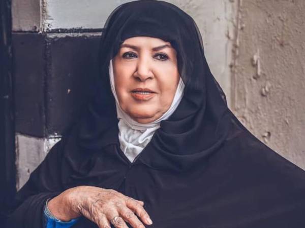 La octogenaria actriz siria Huda Shaarawi.