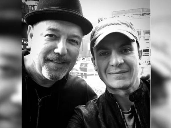 Rubén Blades y Fonseca en una imagen de redes sociales.