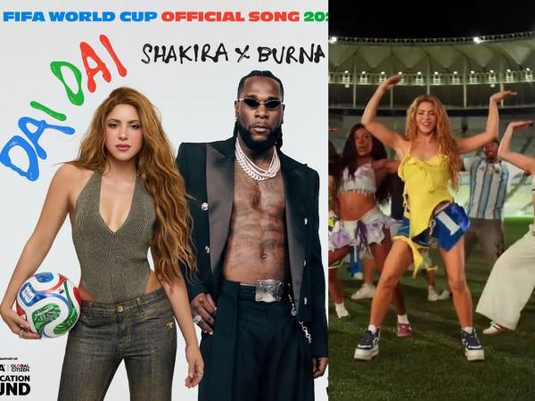 Shakira participa con el cantante nigeriano Burna Boy en la canción del Mundial United 2026.